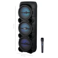 اسپیکر چمدانی بلوتوثی کی برود KTS-2185 + میکروفون