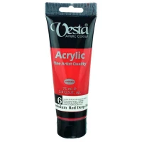 رنگ اکریلیک وستا 6 Cadmium Red Deep Hue حجم 75 میلی لیتر