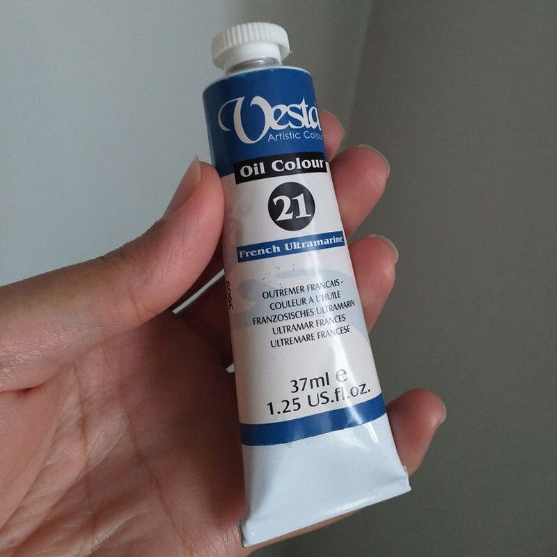 رنگ روغن وستا French Ultramarine 21 حجم 37 میلی لیتر
