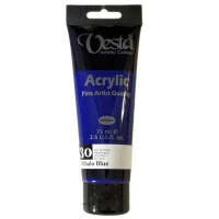 رنگ اکریلیک وستا Phthalo Blue 30 حجم 75 میلی لیتر