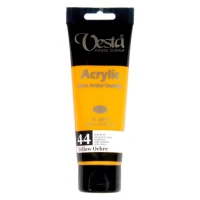 رنگ اکریلیک وستا Yellow Ochre 44 حجم 75 میلی لیتر