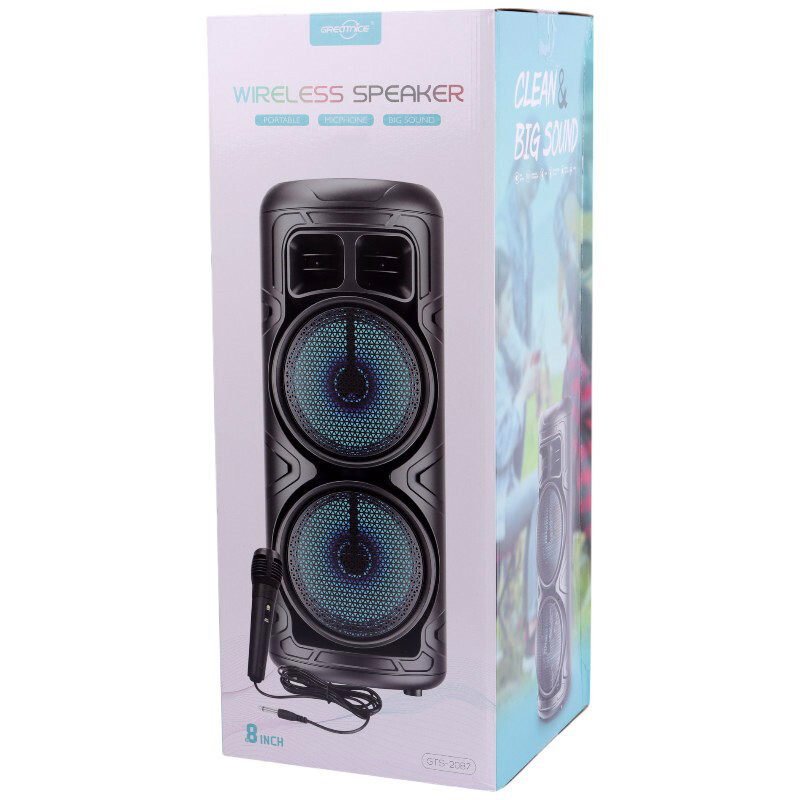 اسپیکر چمدانی بلوتوثی گریت نایس GTS-2087 + میکروفون