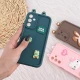 قاب سولید سامسونگ Galaxy A15 عروسکی گوش دار محافظ لنزدار