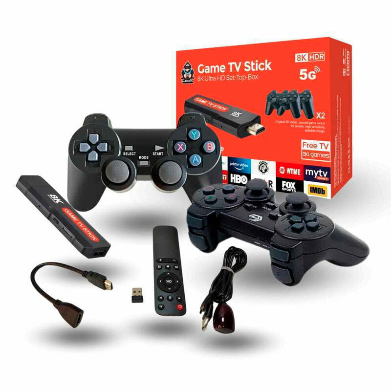 کنسول بازی گیم استیک Game TV Stick Q9 8K 16GB Dual