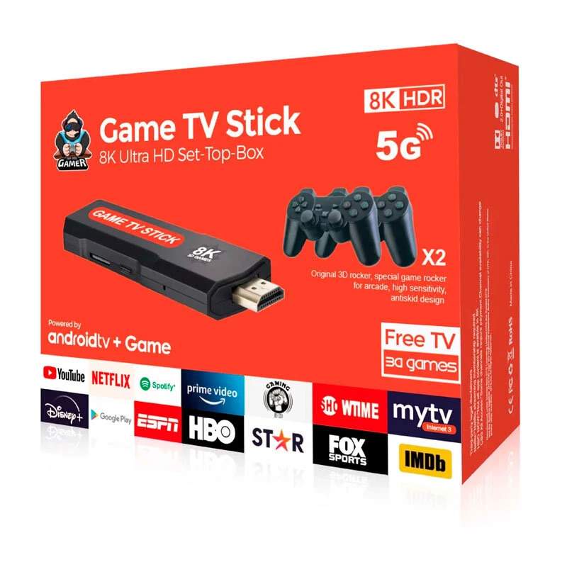 کنسول بازی گیم استیک Game TV Stick Q9 8K 16GB Dual