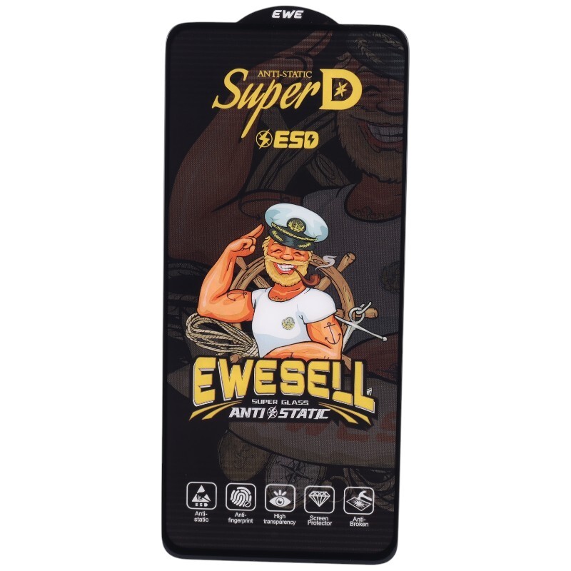 گلس Super D آنتی استاتیک Ewesell شیائومی Redmi Note 12 4G / Note 12 5G