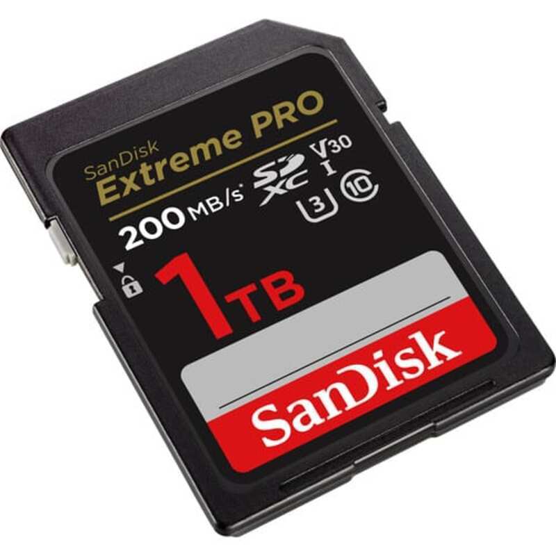 رم اس دی 1 ترابایت سن دیسک SanDisk 1TB Extreme Pro SDXC V30 U3 C10 200MB/s