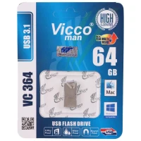 فلش 64 گیگ ویکومن Vicco Man VC364 USB3.1
