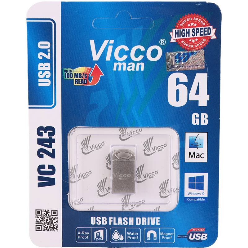فلش 64 گیگ ویکومن Vicco Man VC243