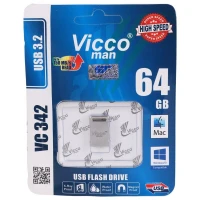 فلش 64 گیگ ویکومن ViccoMan VC342 USB3.2