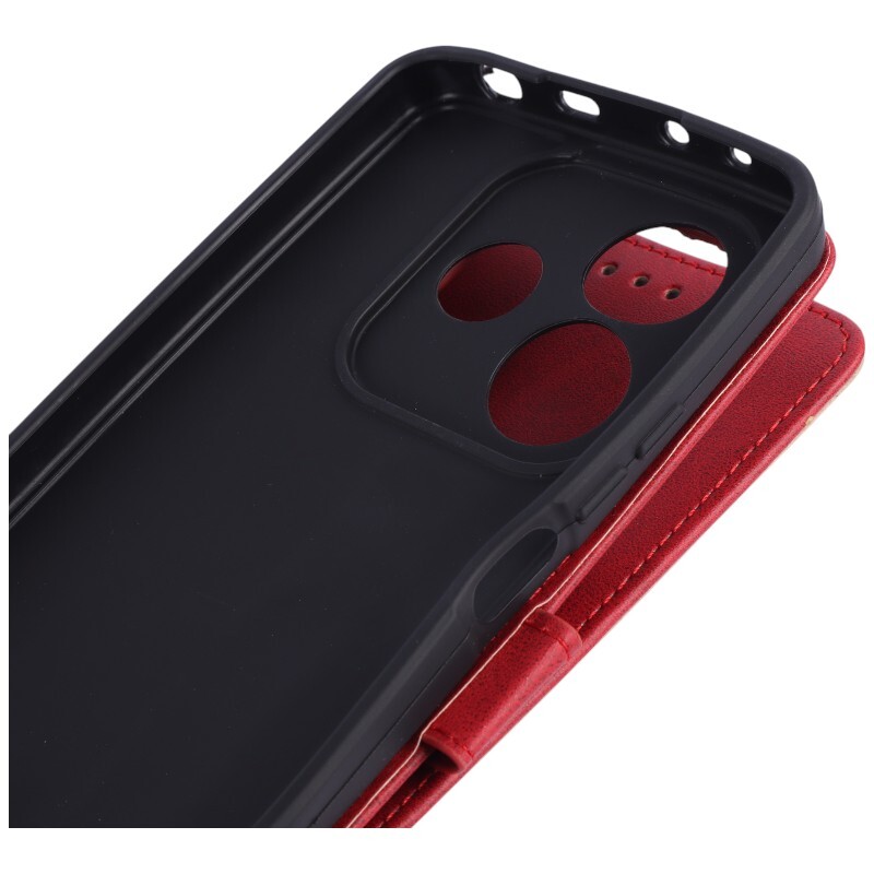 کیف چرمی مگنتی محافظ لنزدار شیائومی Redmi Note 14 5G