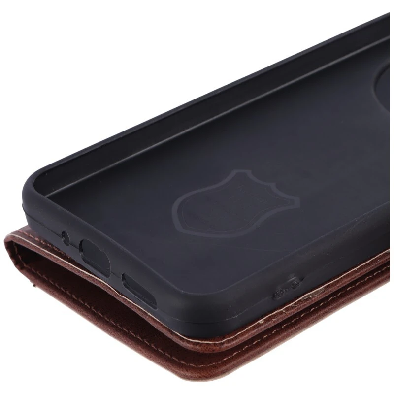 کیف چرمی مگنتی محافظ لنزدار شیائومی Redmi 14C / Poco C75