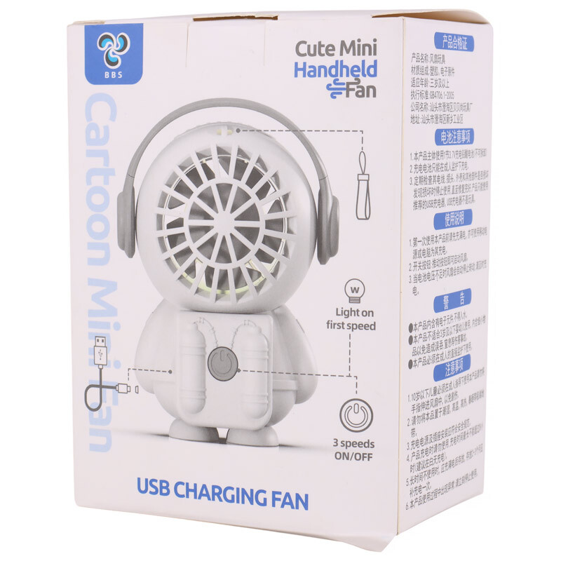 پنکه رومیزی شارژی Cute Mini Handheld Fan 399-15