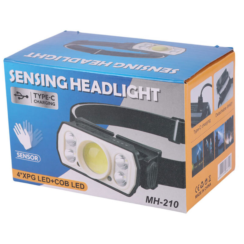 چراغ قوه پیشانی هدلایت شارژی MH-210