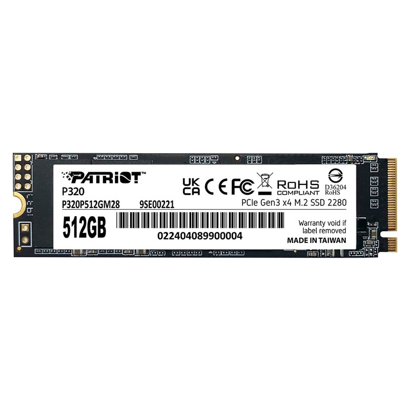 حافظه SSD پاتریوت Patriot P320 512GB M.2