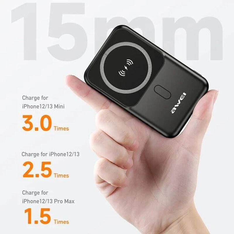 پاور بانک بی سیم فست شارژ اوی P139K PD 22.5W ظرفیت 10000 میلی آمپر ساعت