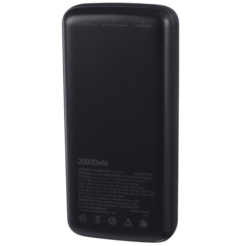 پاور بانک فست شارژ اوی P13K PD QC3.0 22.5W ظرفیت 20000 میلی آمپر ساعت