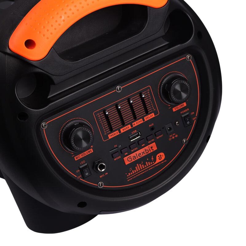 اسپیکر چمدانی بلوتوثی گلکس بیت GS-43 + میکروفون و ریموت کنترل