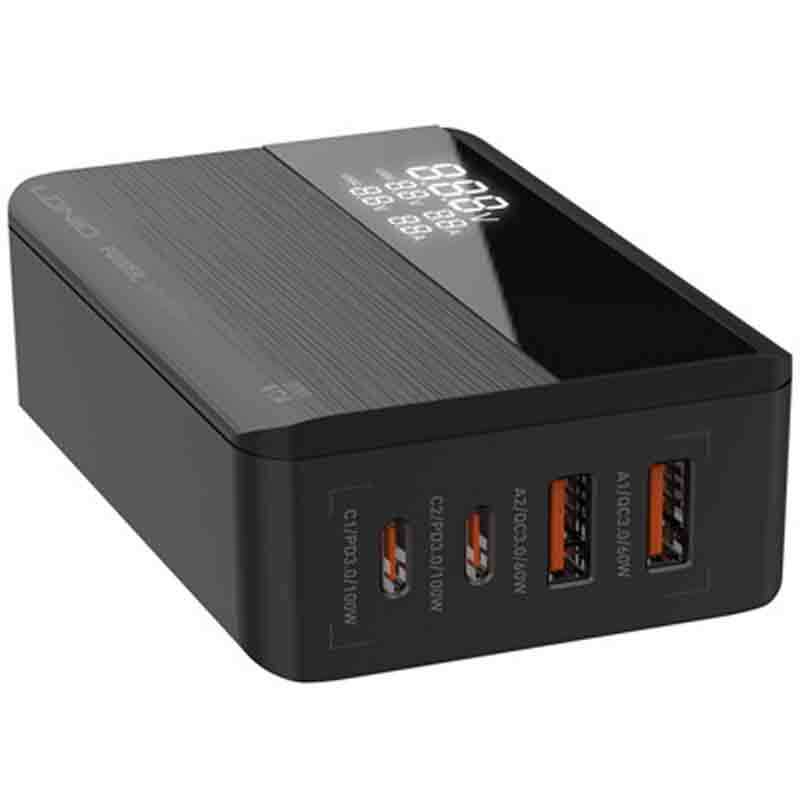 شارژر رومیزی فست شارژ 4 پورت Ldnio A4809Q GAN QC4.0 PD3.0 100W