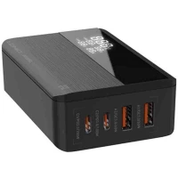شارژر رومیزی فست شارژ 4 پورت Ldnio A4809Q GAN QC4.0 PD3.0 100W