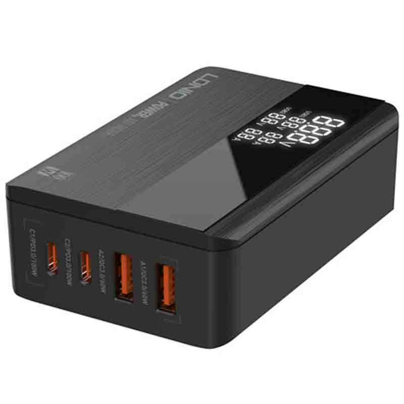 شارژر رومیزی فست شارژ 4 پورت Ldnio A4809Q GAN QC4.0 PD3.0 100W