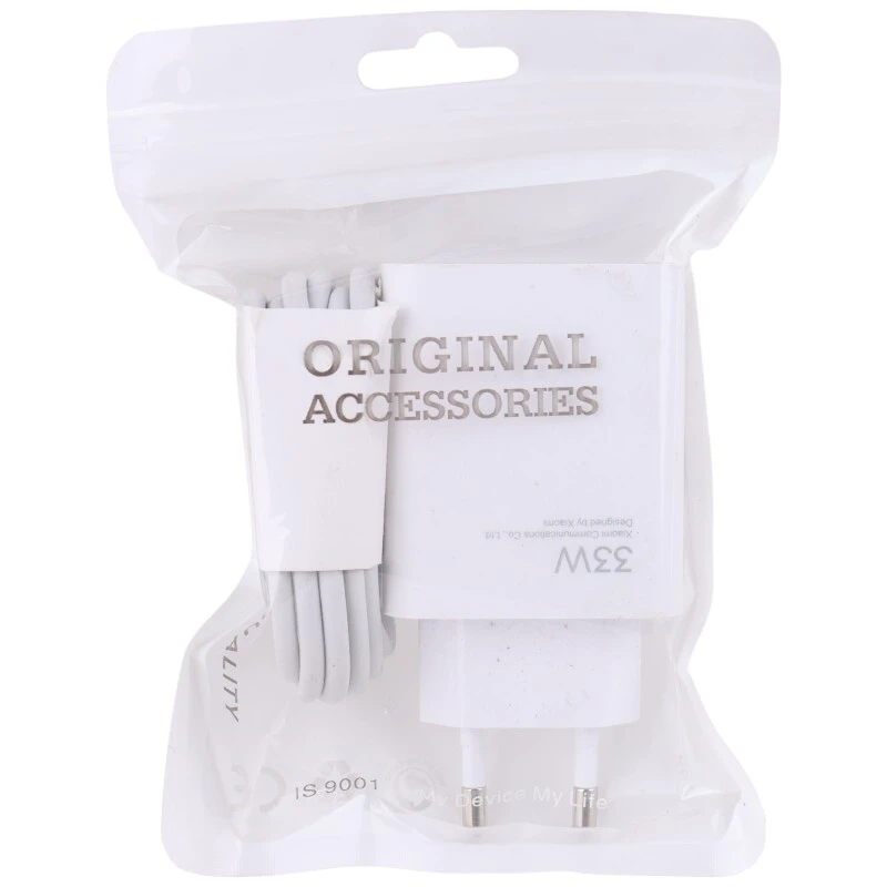 شارژر دیواری 33 وات شیائومی MDY-14-EL QC3.0 PD 3A سرجعبه + کابل تایپ سی
