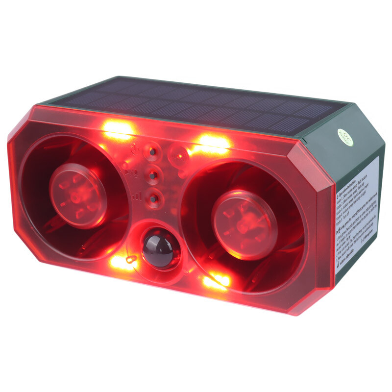 زنگ هشدار و دور کننده حیوانات خورشیدی Intelligent Infrared Solar Alarm