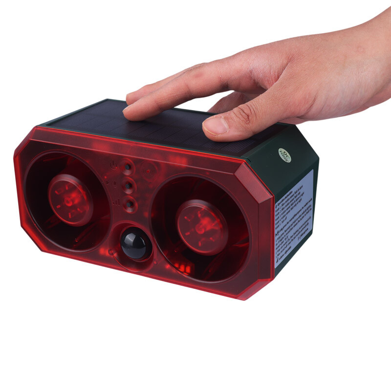 زنگ هشدار و دور کننده حیوانات خورشیدی Intelligent Infrared Solar Alarm