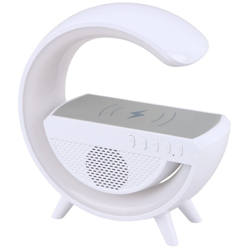 شارژر بی سیم و چراغ رومیزی اسپیکر دار G500 5W
