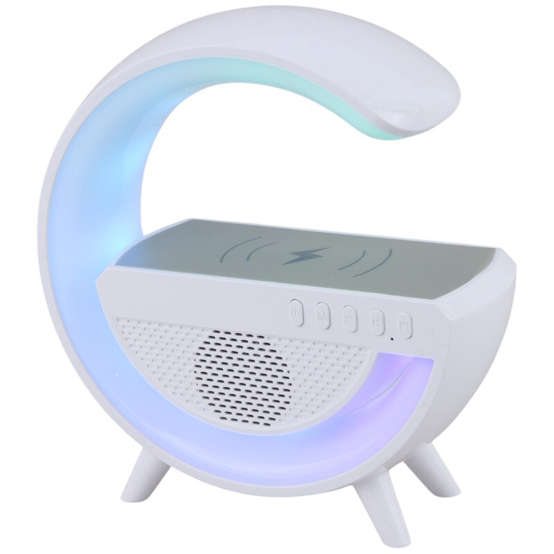 شارژر بی سیم و چراغ رومیزی اسپیکر دار G500 5W