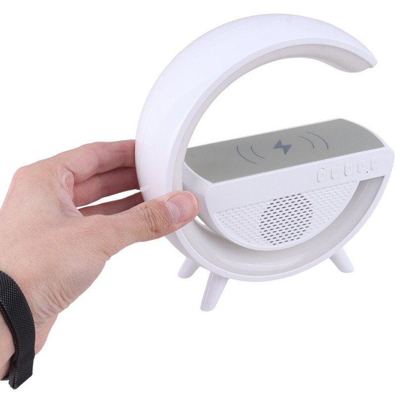 شارژر بی سیم و چراغ رومیزی اسپیکر دار G500 5W