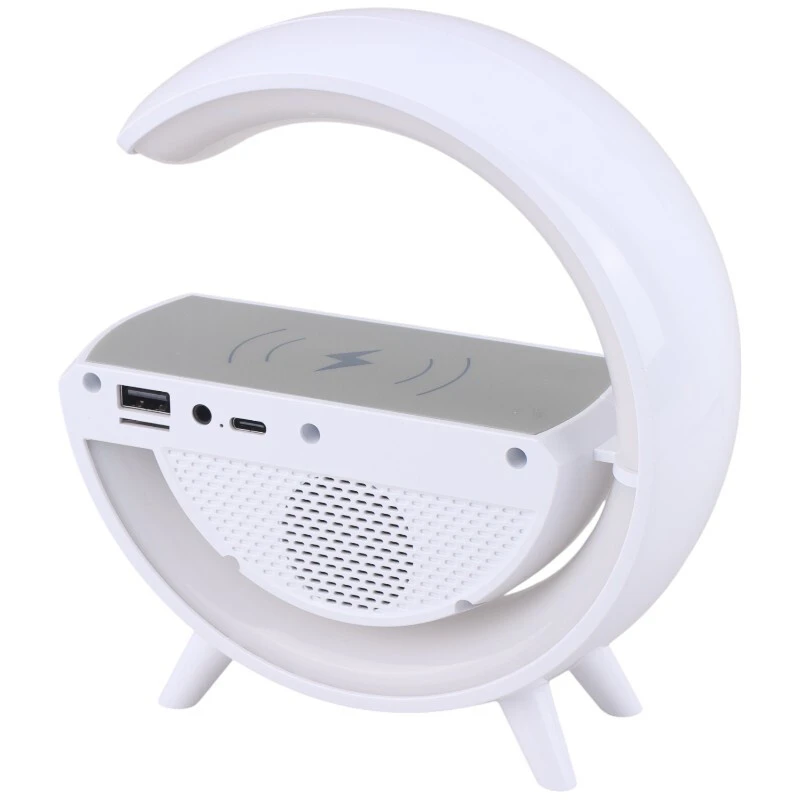 شارژر بی سیم و چراغ رومیزی اسپیکر دار G500 5W