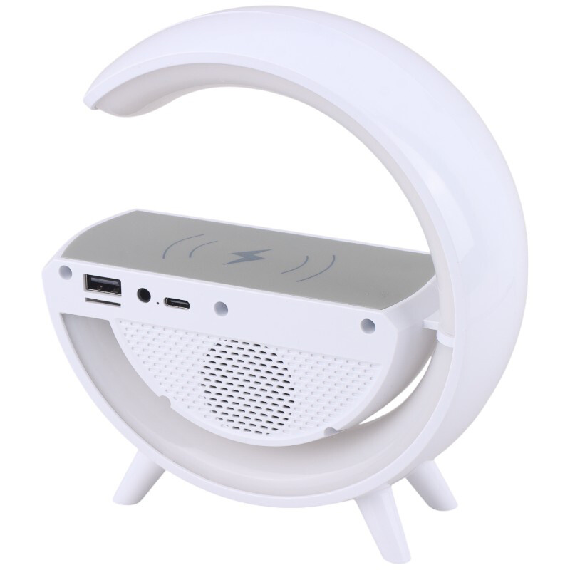 شارژر بی سیم و چراغ رومیزی اسپیکر دار G500 5W