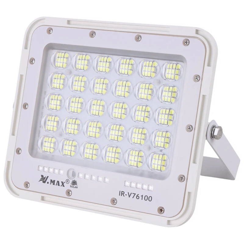 پروژکتور اس ام دی شارژی 100 وات وی مکس IR-V76100 + پنل خورشیدی
