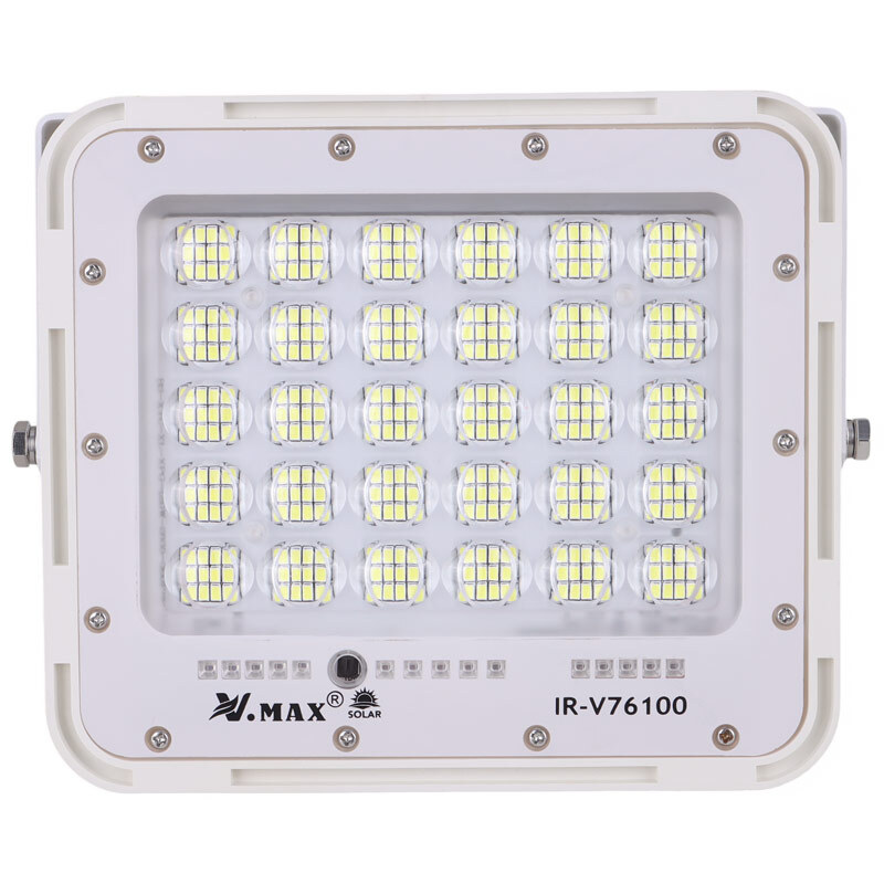 پروژکتور اس ام دی شارژی 100 وات وی مکس IR-V76100 + پنل خورشیدی