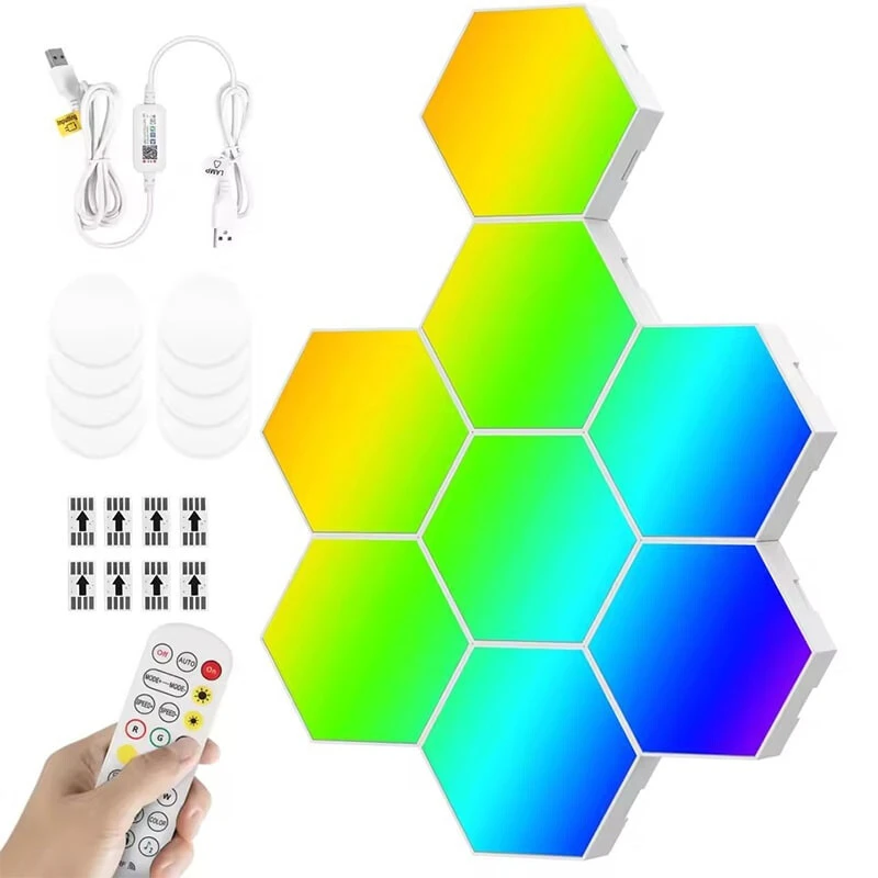 پنل LED هوشمند شش ضلعی 3 تکه