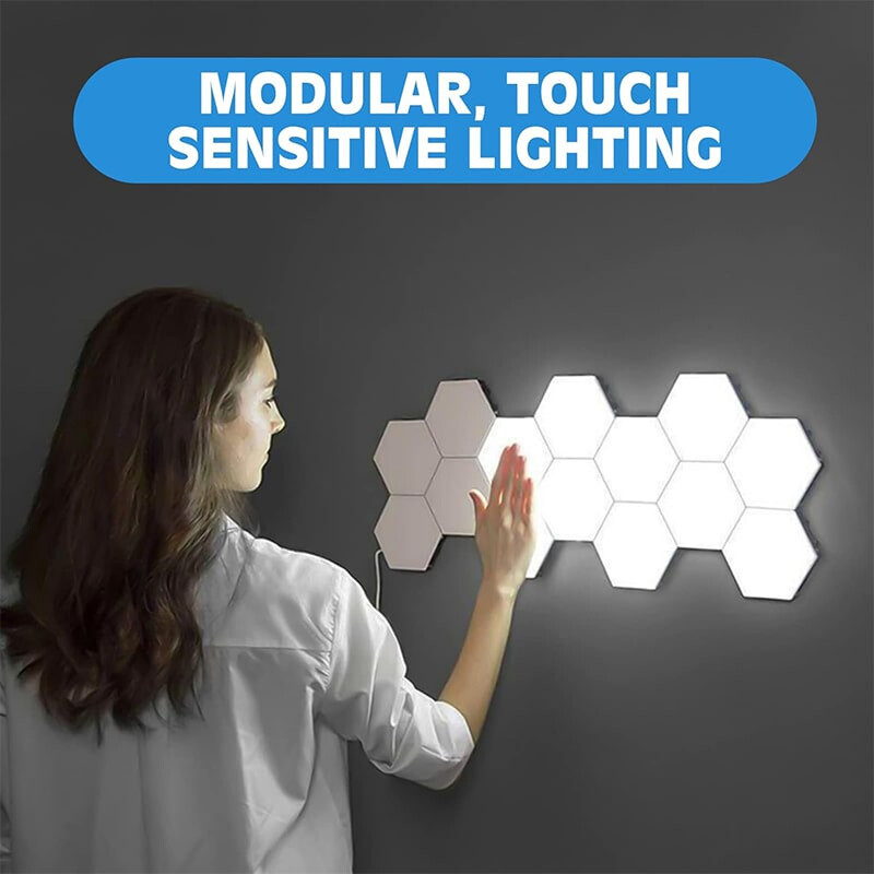 پنل LED هوشمند شش ضلعی 3 تکه