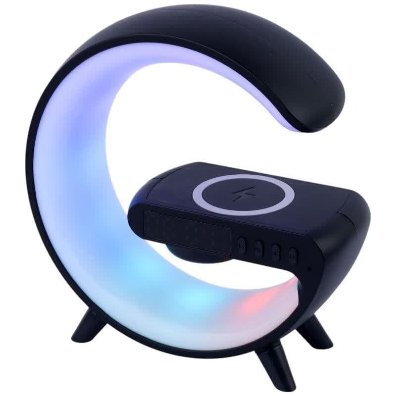 شارژر بی سیم و چراغ رومیزی اسپیکر دار G63 15W