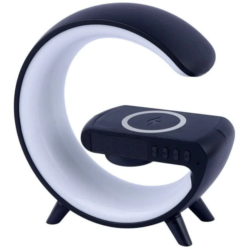 شارژر بی سیم و چراغ رومیزی اسپیکر دار G63 15W