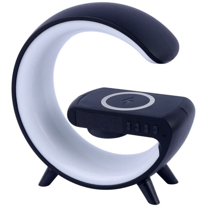 شارژر بی سیم و چراغ رومیزی اسپیکر دار G63 15W