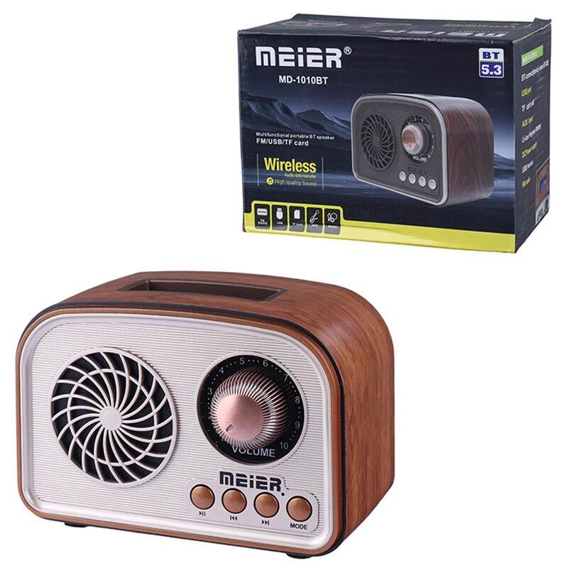 رادیو اسپیکر بلوتوثی رم و فلش خور Meier MD-1010BT
