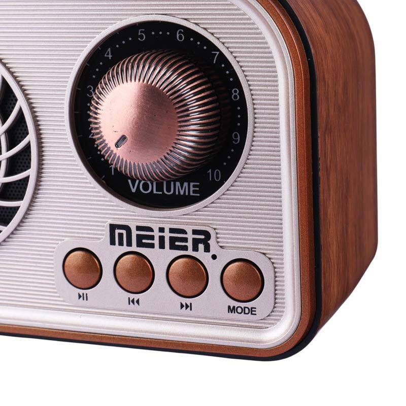 رادیو اسپیکر بلوتوثی رم و فلش خور Meier MD-1010BT