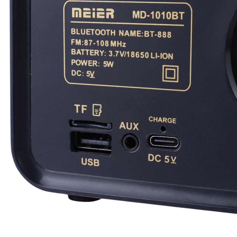 رادیو اسپیکر بلوتوثی رم و فلش خور Meier MD-1010BT