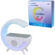 شارژر بی سیم و چراغ رومیزی اسپیکر دار G500 5W