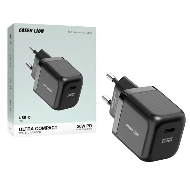 شارژر دیواری 20 وات گرین لاین Ultra Compact GL-WC30 PD GaN 3A