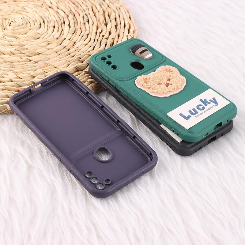 قاب ژله ای Lucky سامسونگ Galaxy A11 / M11 عروسکی محافظ لنزدار
