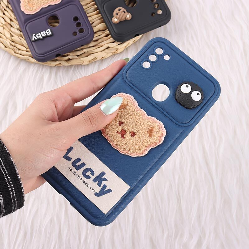 قاب ژله ای Lucky سامسونگ Galaxy A11 / M11 عروسکی محافظ لنزدار