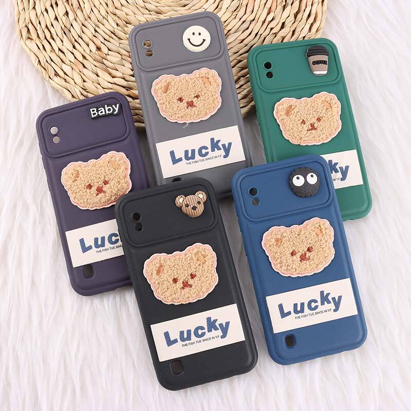 قاب ژله ای Lucky سامسونگ Galaxy A10 عروسکی محافظ لنزدار