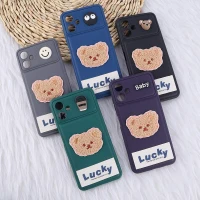 قاب ژله ای Lucky سامسونگ Galaxy A06 عروسکی محافظ لنزدار