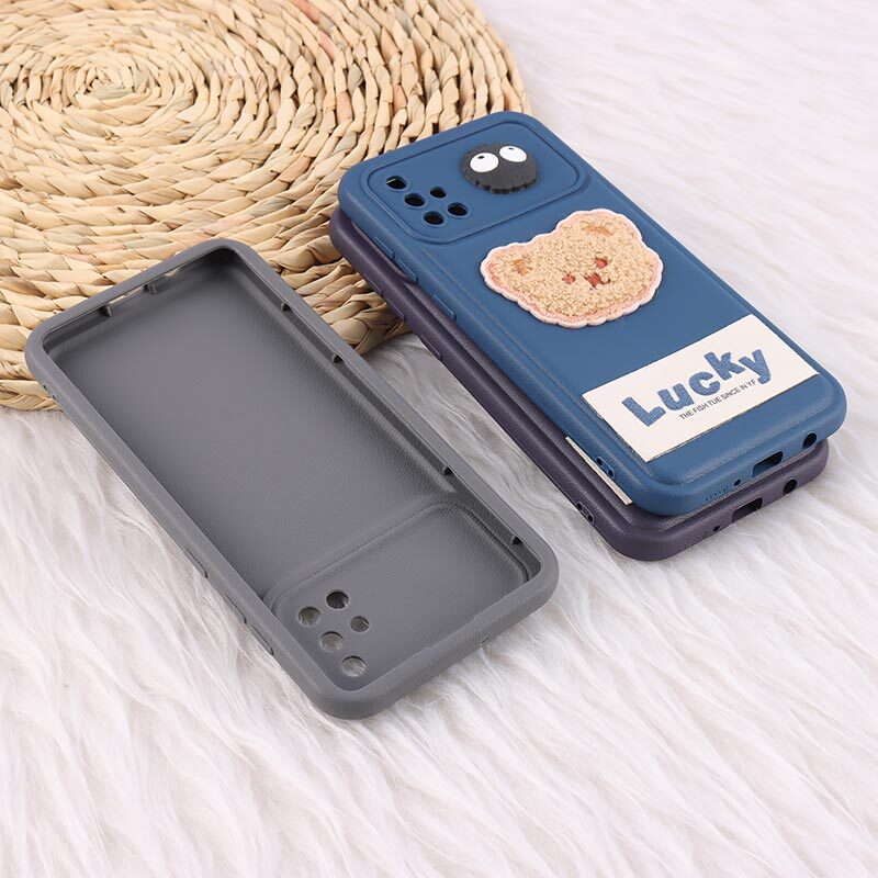 قاب ژله ای Lucky سامسونگ Galaxy A71 عروسکی محافظ لنزدار